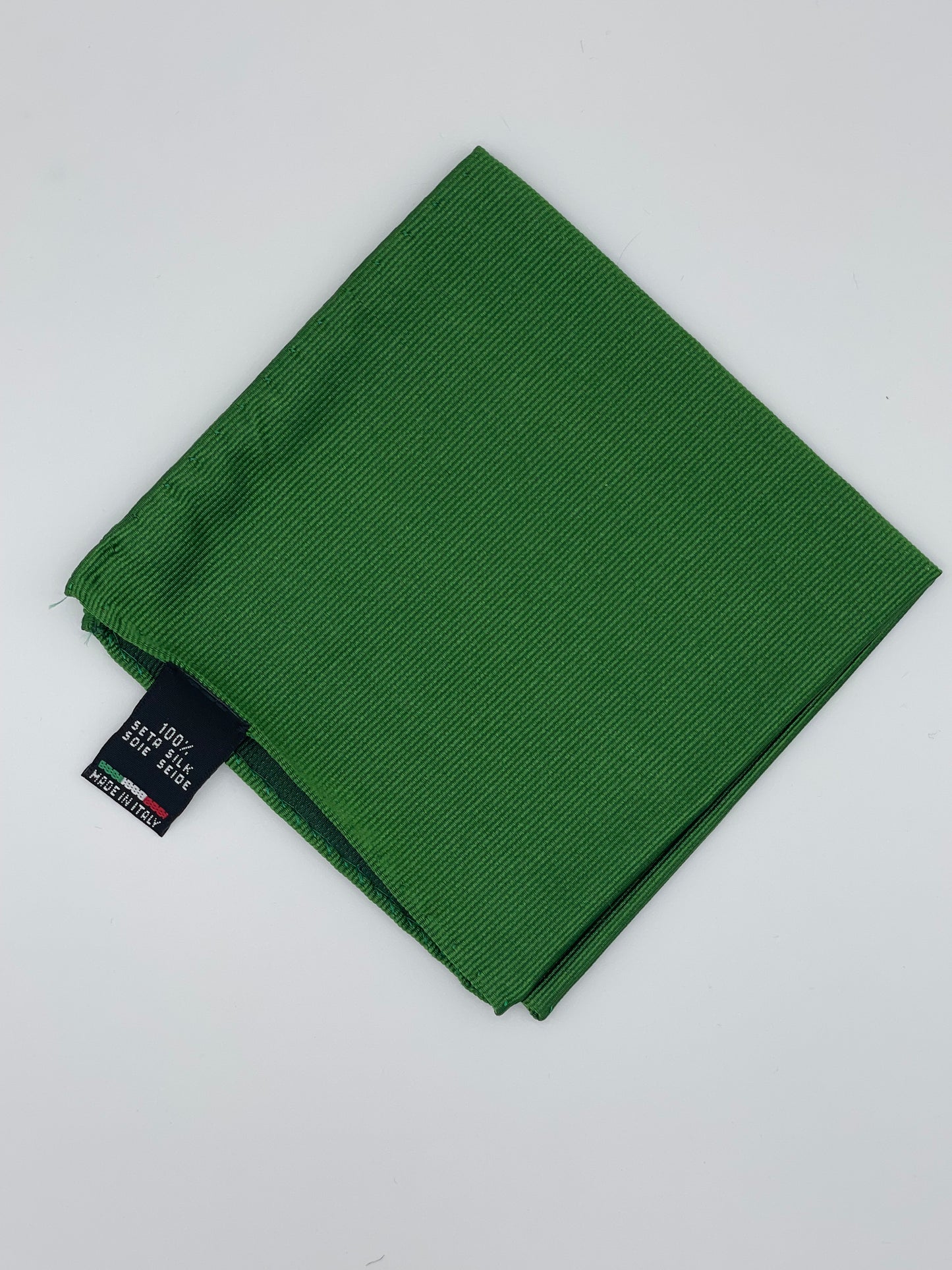 Papillon verde con pochette