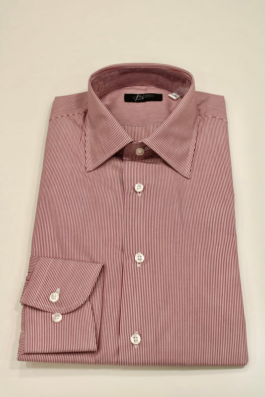 Camicia sottile bordeaux